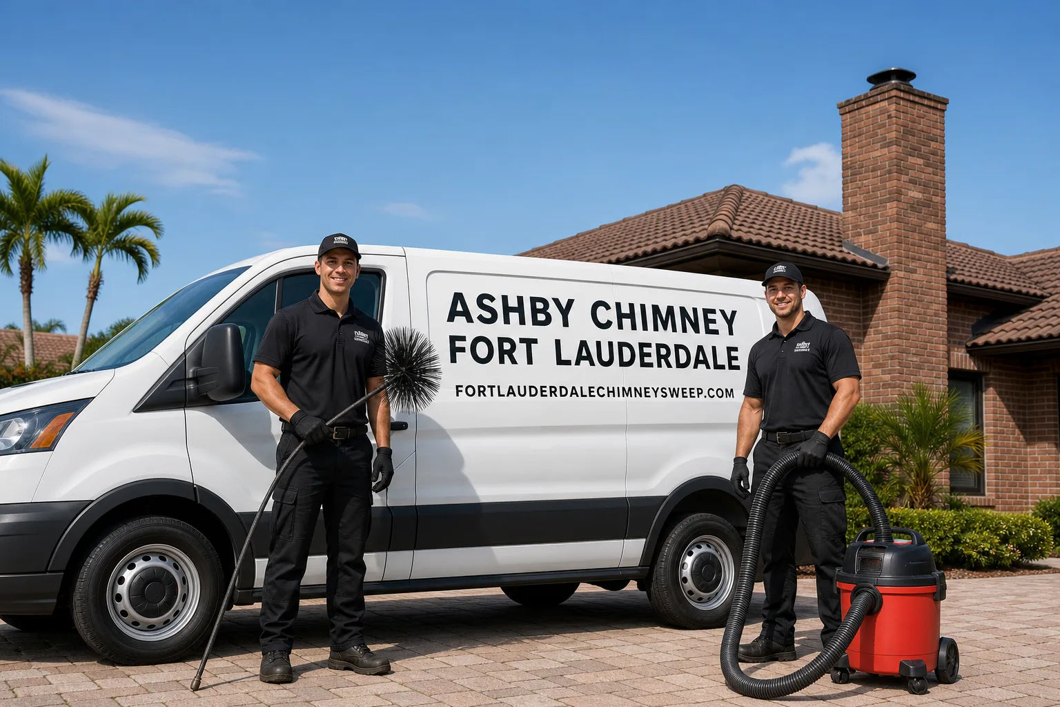 Ashby Chimney Fort Lauderdale chimney cleaning team